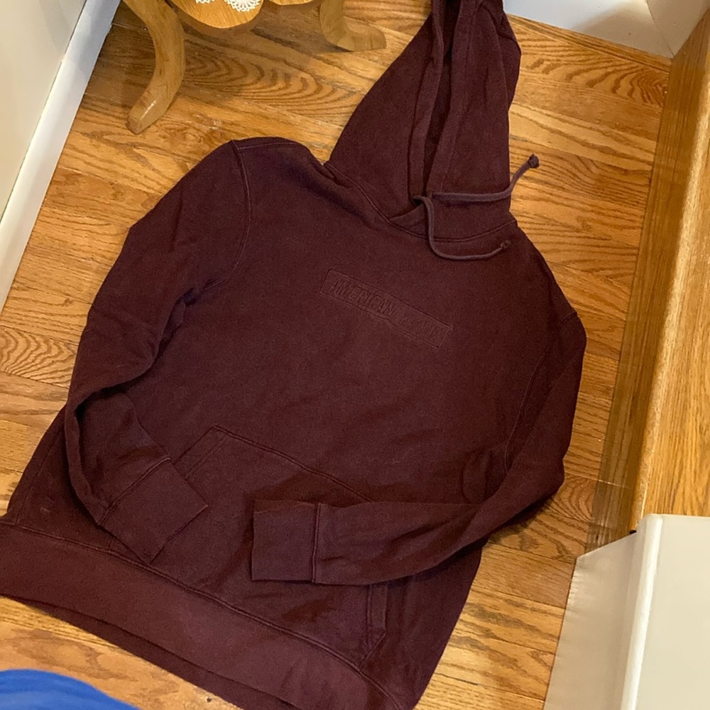 American Eagle Dark Maroon Sweatshirt